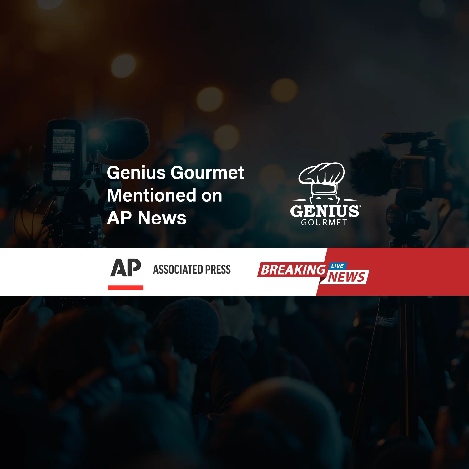 AP News: Genius Gourmet Introduces Sparkling Clear Protein Drinks