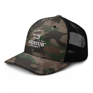 Genius Gourmet Camouflage trucker hat