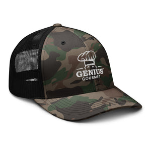 Genius Gourmet Camouflage trucker hat