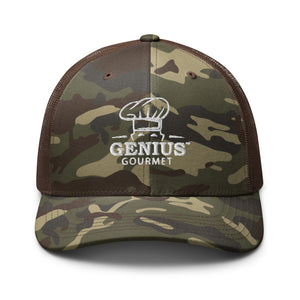 Genius Gourmet Camouflage trucker hat