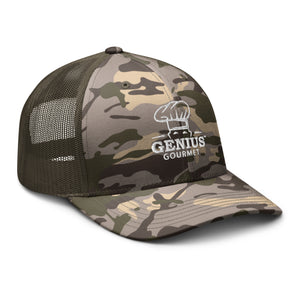 Genius Gourmet Camouflage trucker hat