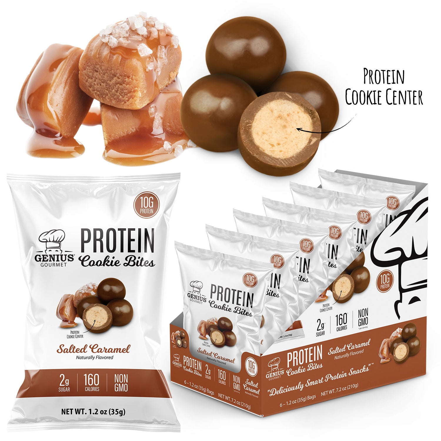 Protein Cookie Bites - Salted Caramel