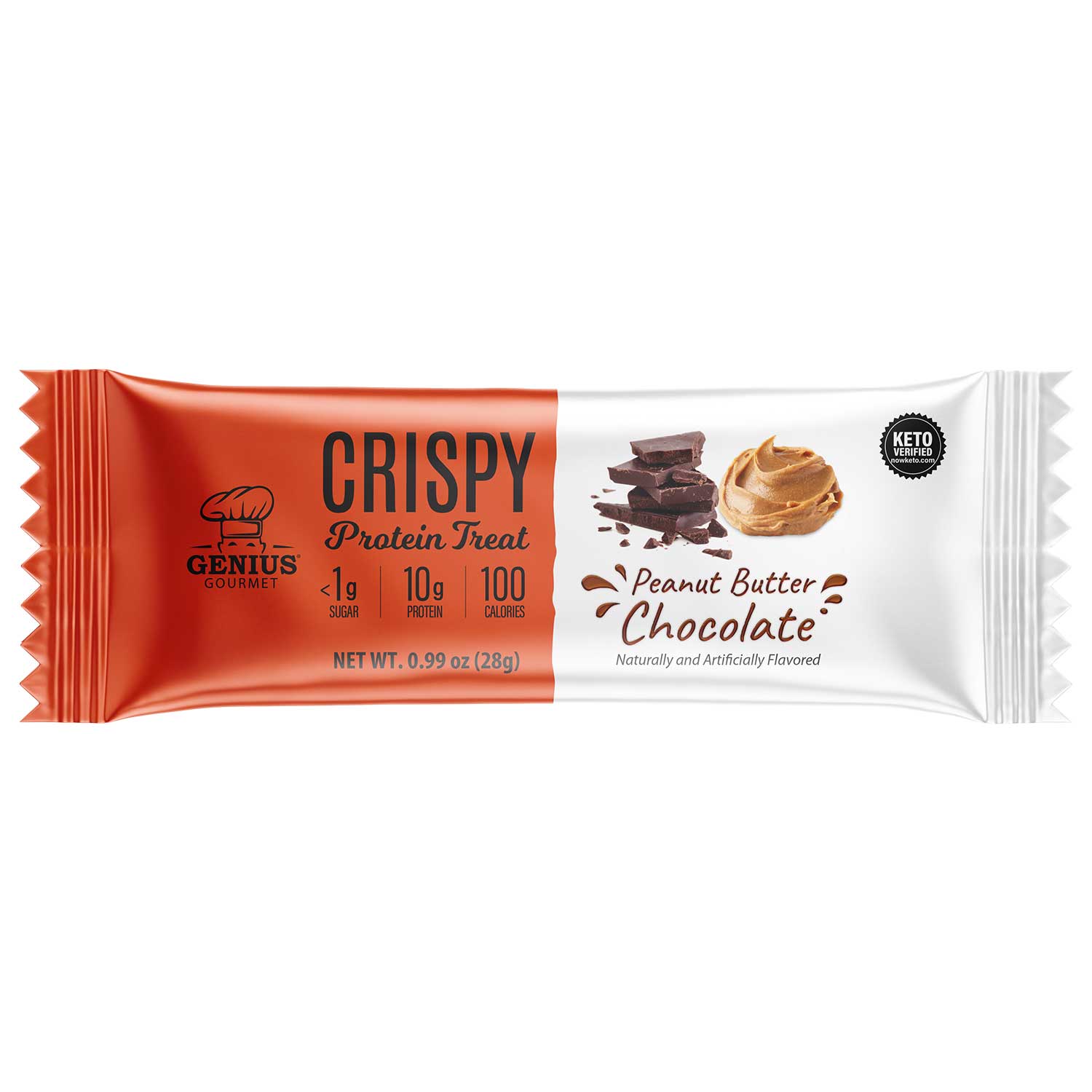 Crispy Protein Treat - Peanut Butter Chocolate - 10 Count