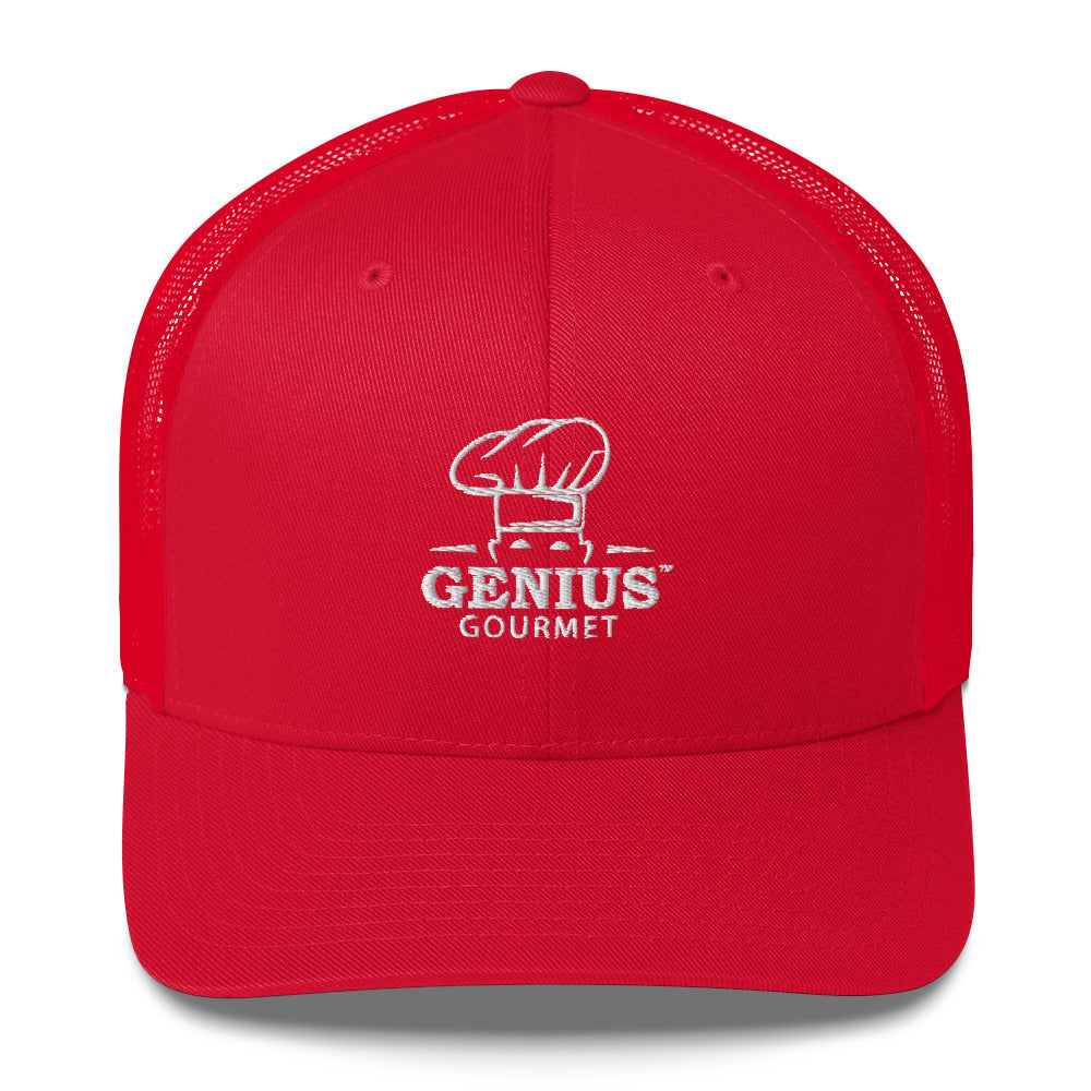 Genius Gourmet Protein Nut Roll Bar (Red) Trucker Cap