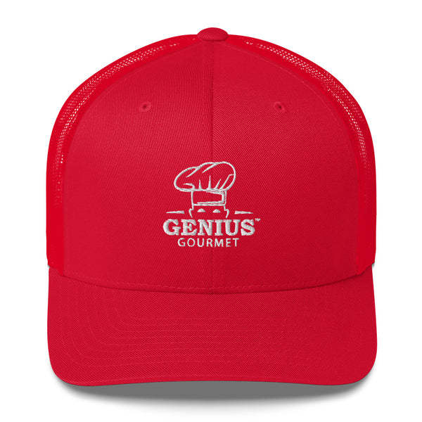 Genius Gourmet Protein Nut Roll Bar (Red) Trucker Cap