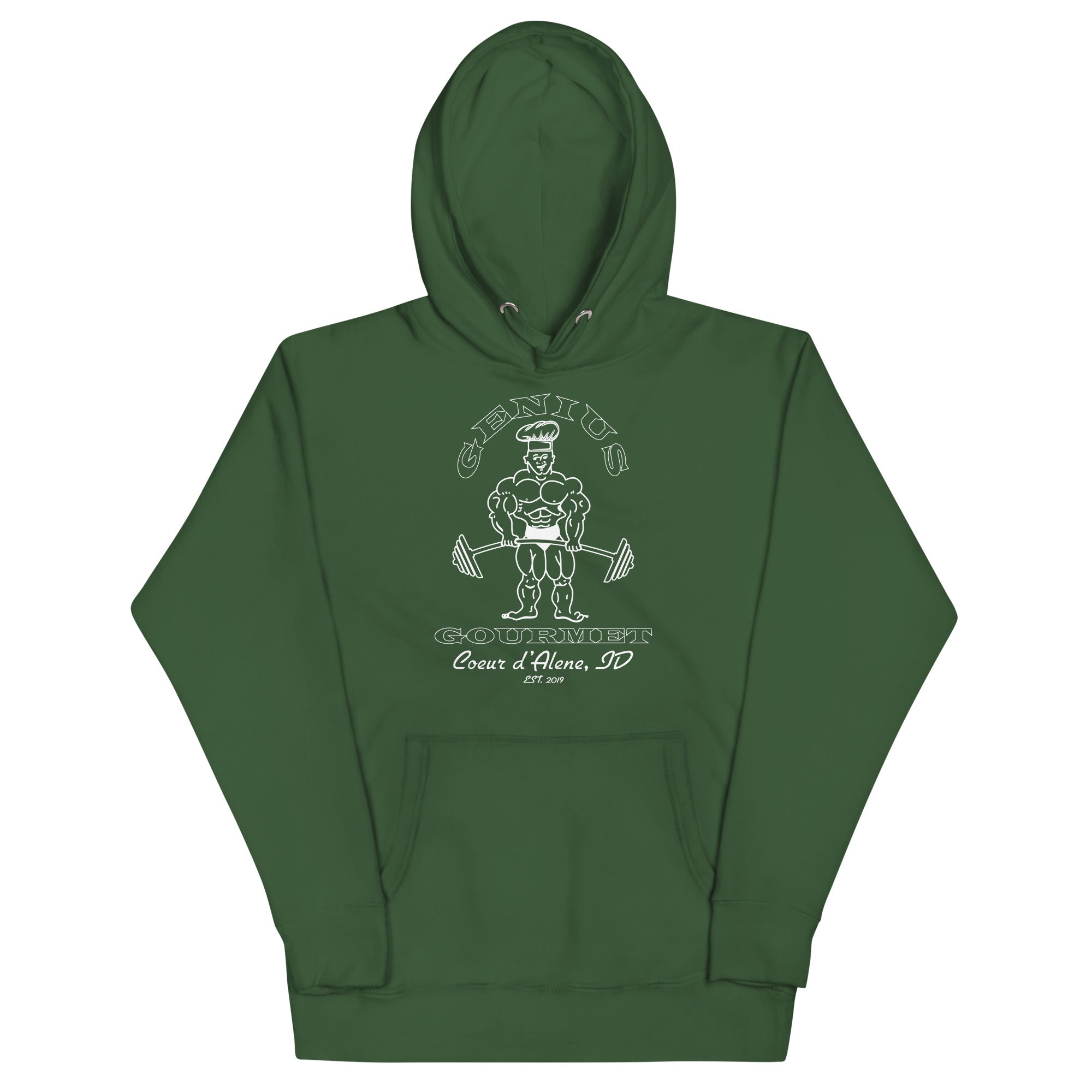 Genius Gourmet Buff Chef Hoodie Genius Gourmet Inc