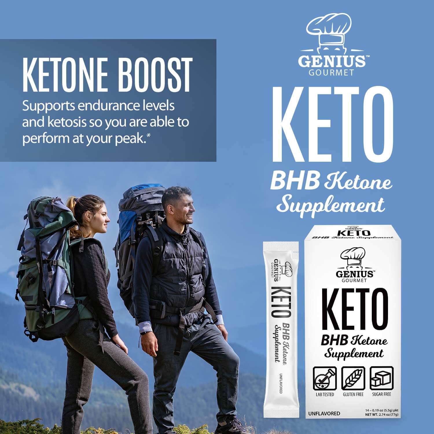 Keto Salts BHB Ketone Supplement - Unflavored