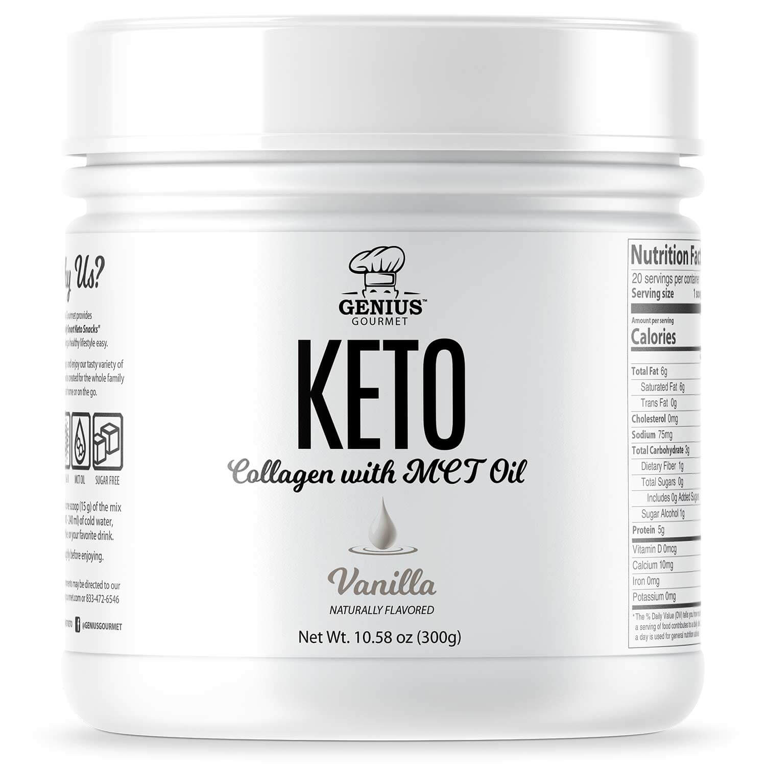 Keto Collagen with MCT OIL - Vanilla