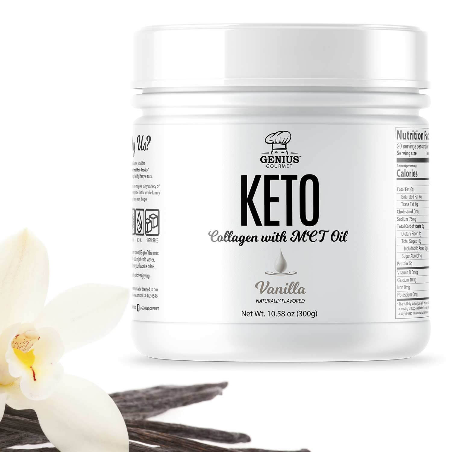 Keto Collagen with MCT OIL - Vanilla