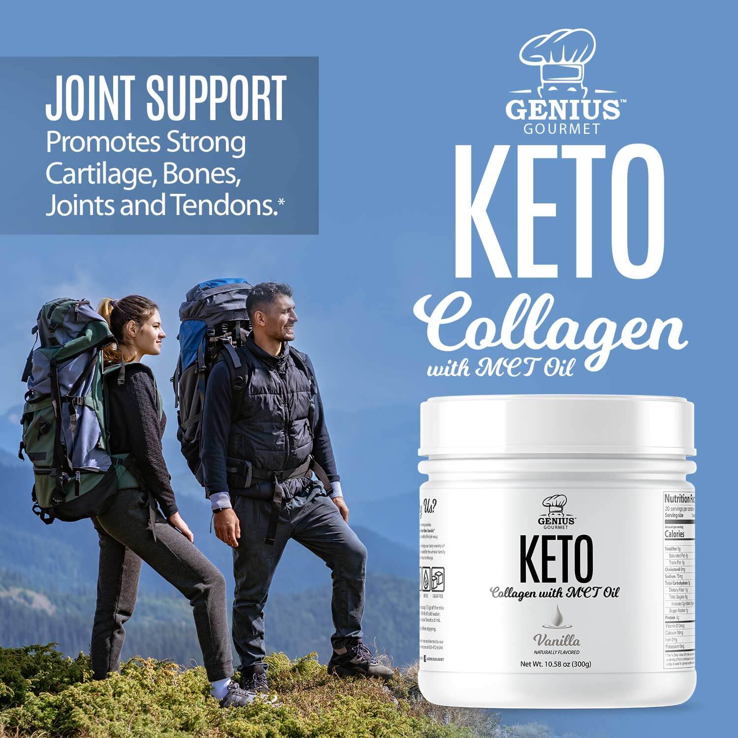 Keto Collagen with MCT OIL - Vanilla