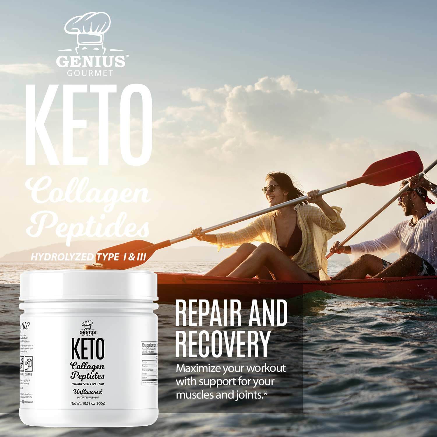 Keto Collagen Peptides - Unflavored