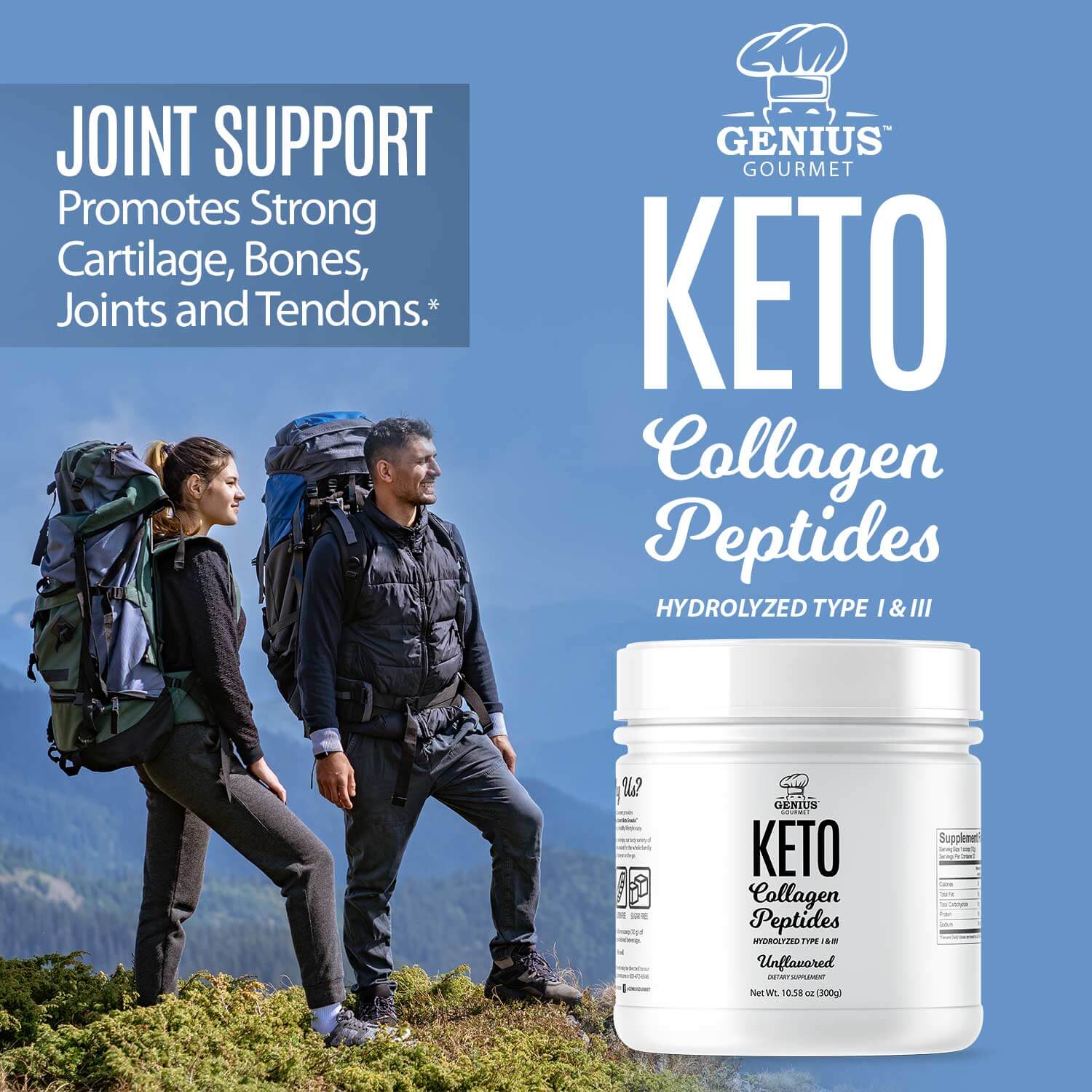 Keto Collagen Peptides - Unflavored