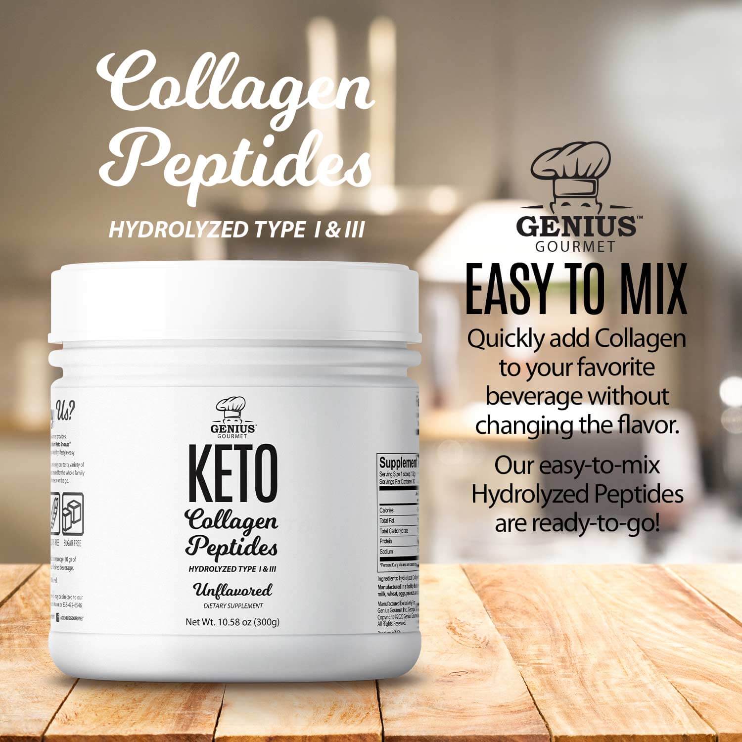 Keto Collagen Peptides - Unflavored